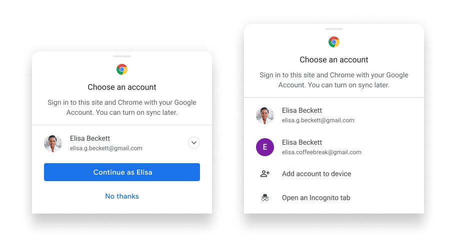 Google provides an easy way for Chrome users to sync information across devices