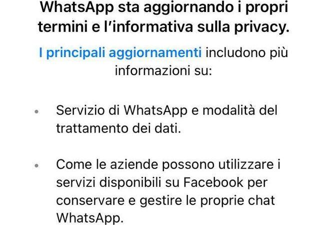 WhatsApp, Updated Terms and Privacy: What It Means – Corriere.it