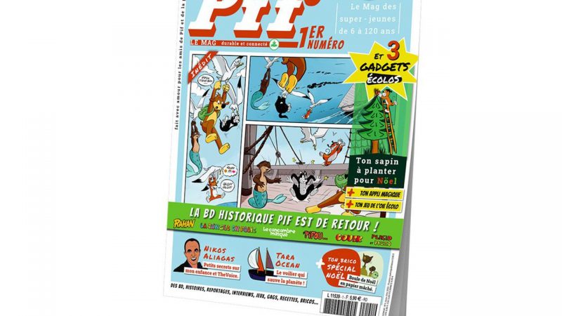 Pif magazine returns to newsstands with “green” gadgets
