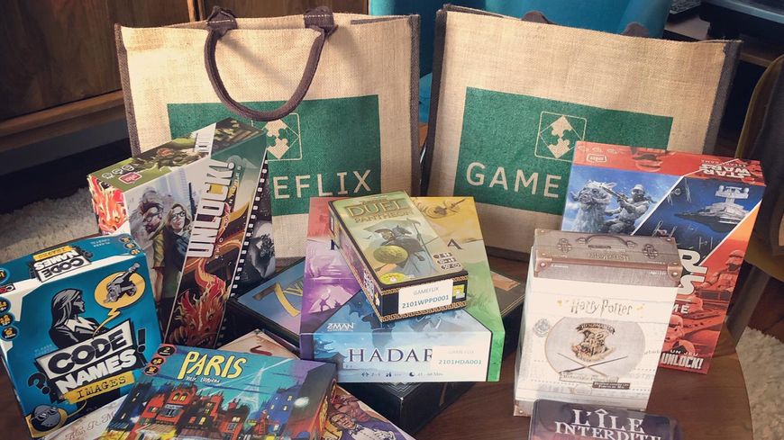 Gameflix, Ile-de-France, has started renting board games