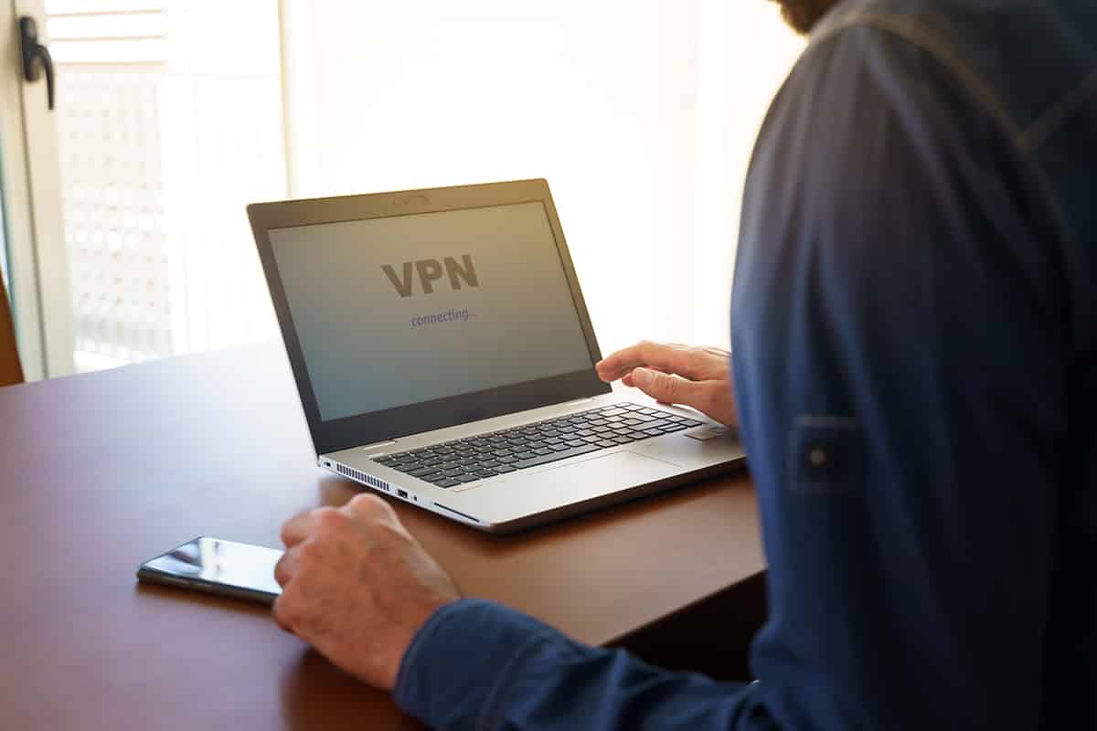 accessing vpn from home