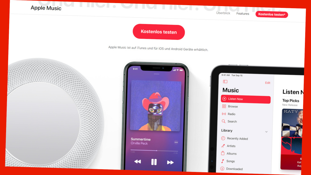 Apple Music: Free trial for three months