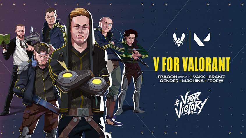 Team Vitality takes part in the Valorant game