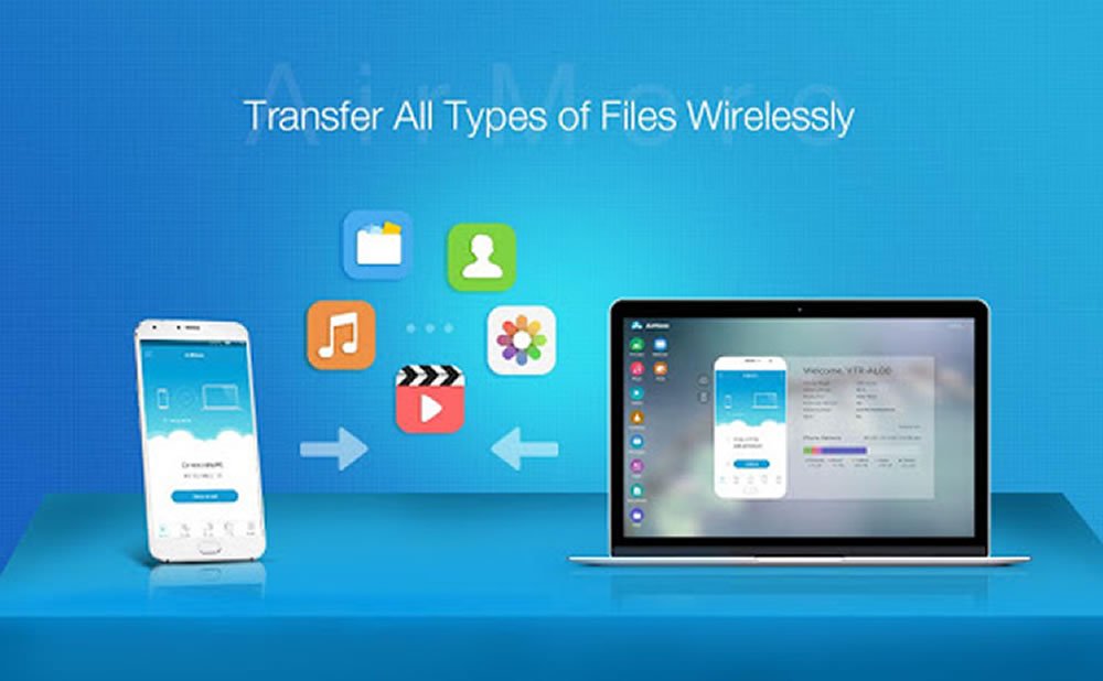 AirMore to easily transfer files from Android to PC
