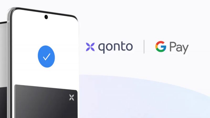 Qonto has completed its arrival to mobile payment, and the bank adds Google Pay