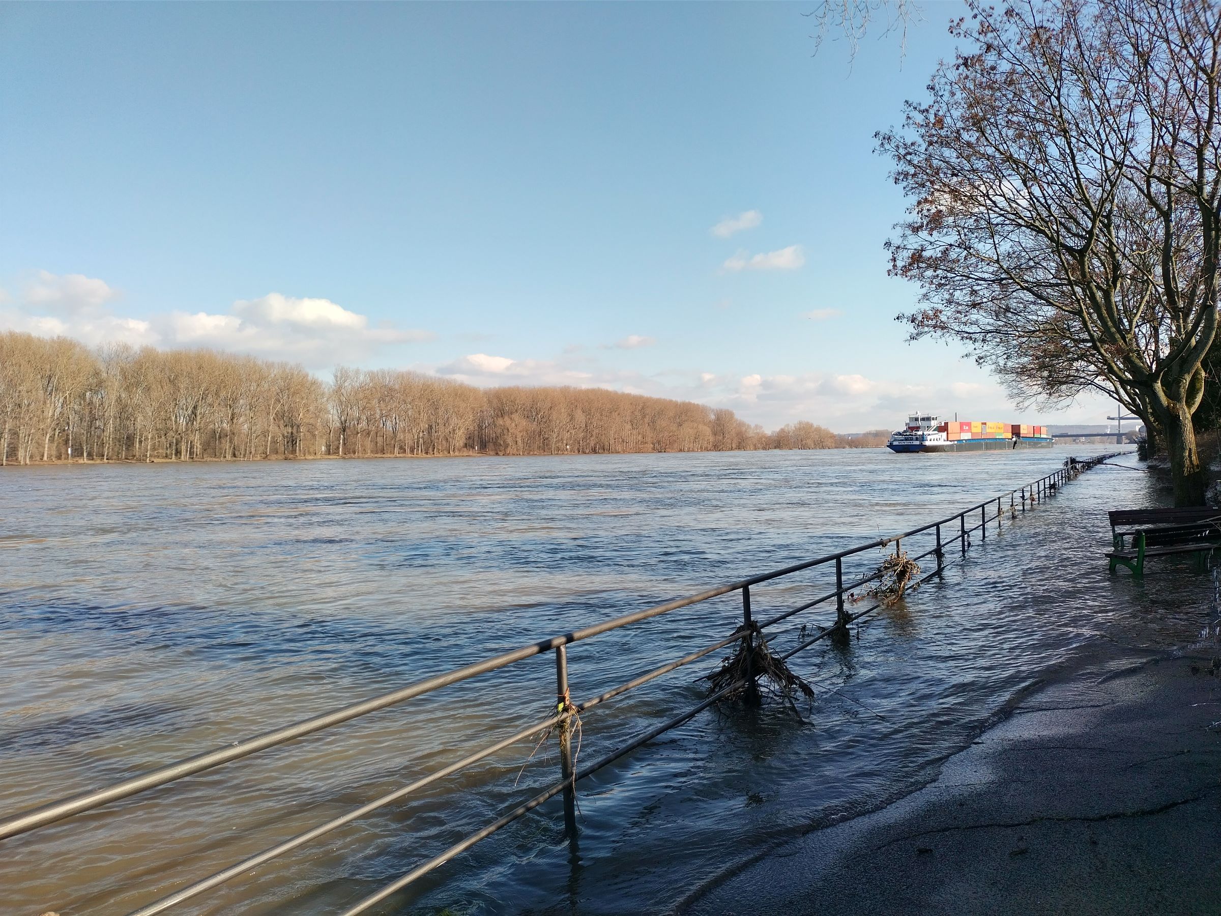 Photo captured by Nokia 4.5 on the Rhine