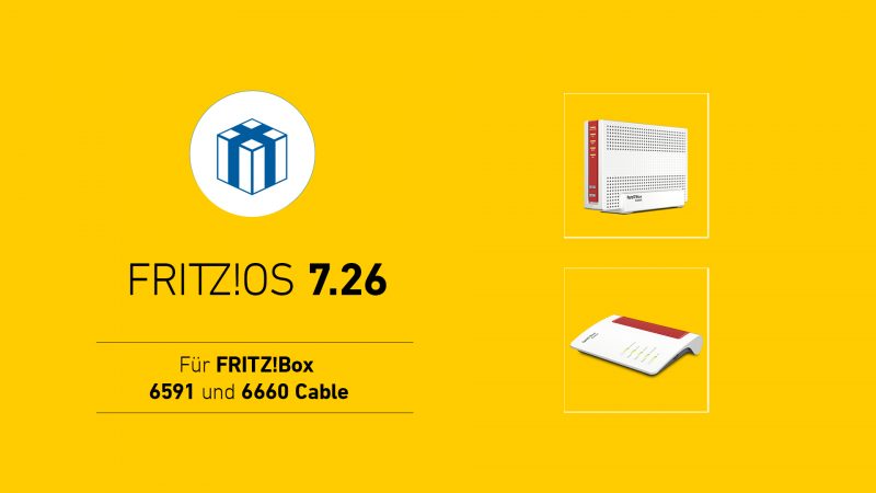 FritzOS 7.26 Update: Two FritzBoxes get the new version