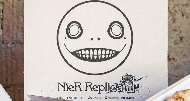NieR Replicant ver.1.22474487139, Milan – Special pizza for the game available at Nerd4.life