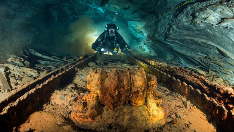 Explore the underground galleries of Rimogne’s ancient slate quarries in virtual reality