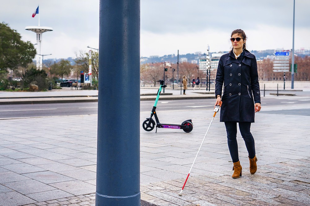 GoSense launched a white stick with 3D sound, The Lab / Ideas