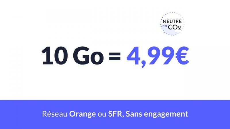 Orange or SFR Network: new mobile plans starting at 4.99 € per month