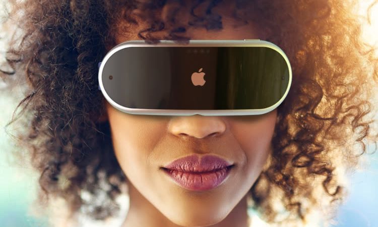 Robot image of Apple’s virtual and augmented reality headset