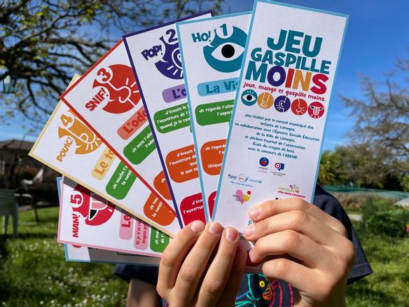 An anti-food waste game distributed to all schoolchildren in Limoges