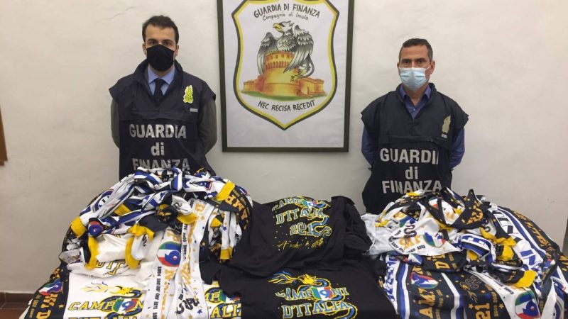 Imola, Maxi confiscated counterfeit Inter tools for Scudetto