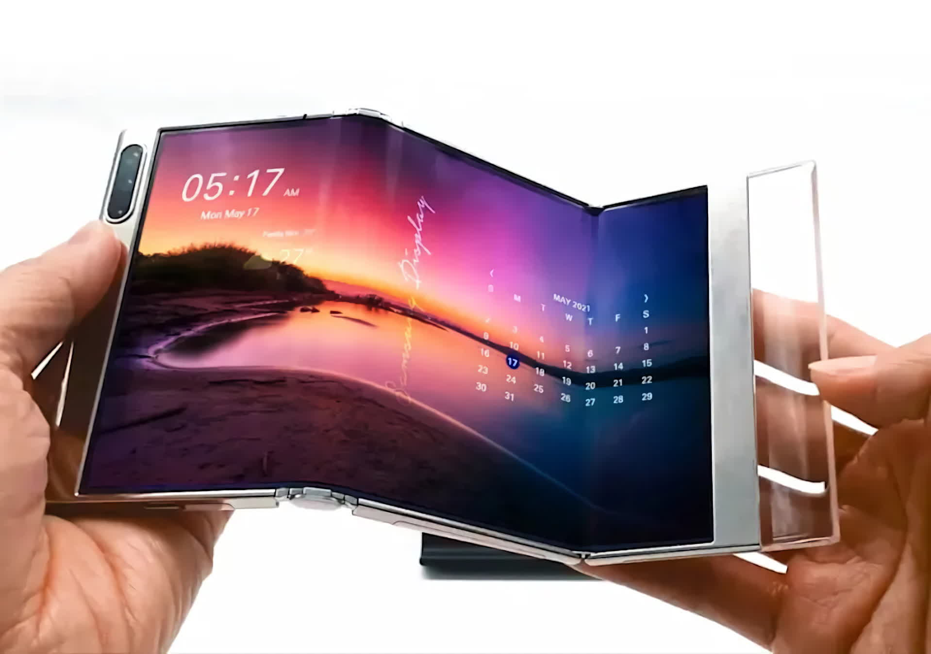 Samsung brings new concepts to mobile display technology