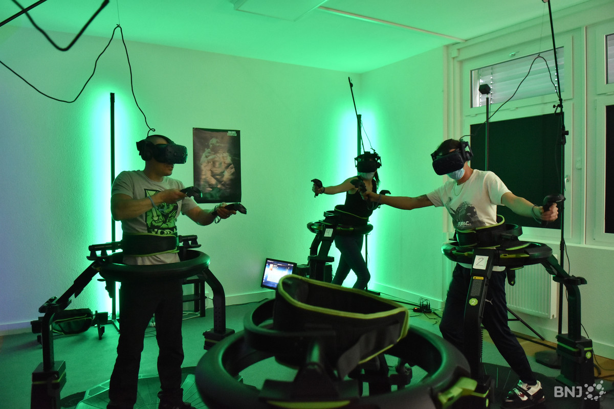 Virtual reality makes Delémont a sweat