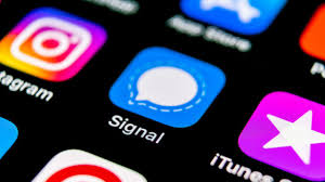 Signal app on the phone