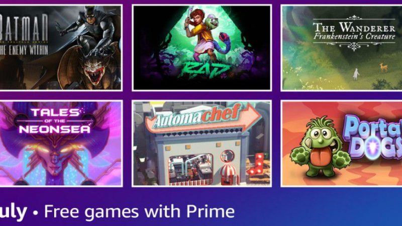 Prime Gaming: Six games for free in July 2021