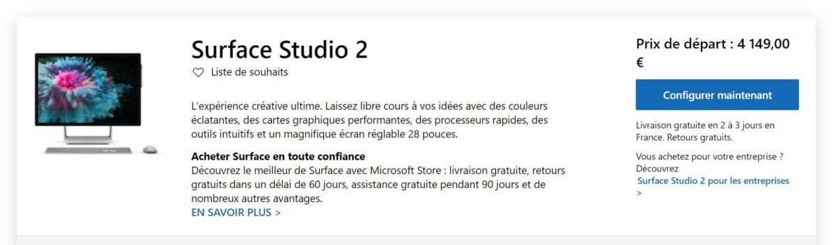 This Surface Studio is not compatible