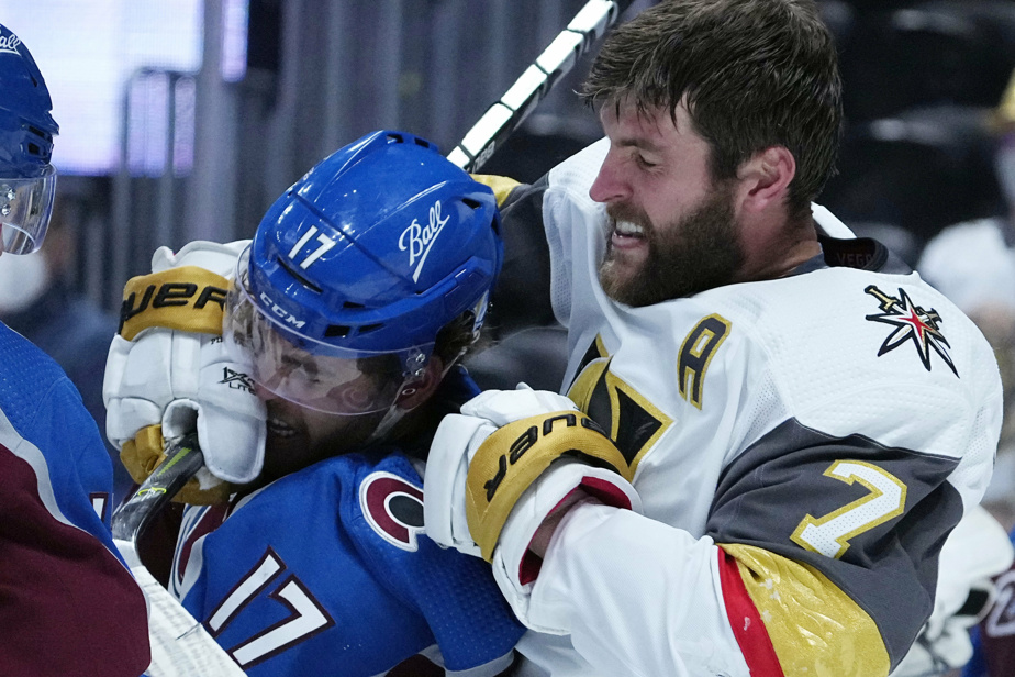 Golden Knights – Avalanche |  Physical play was at work in the first duel