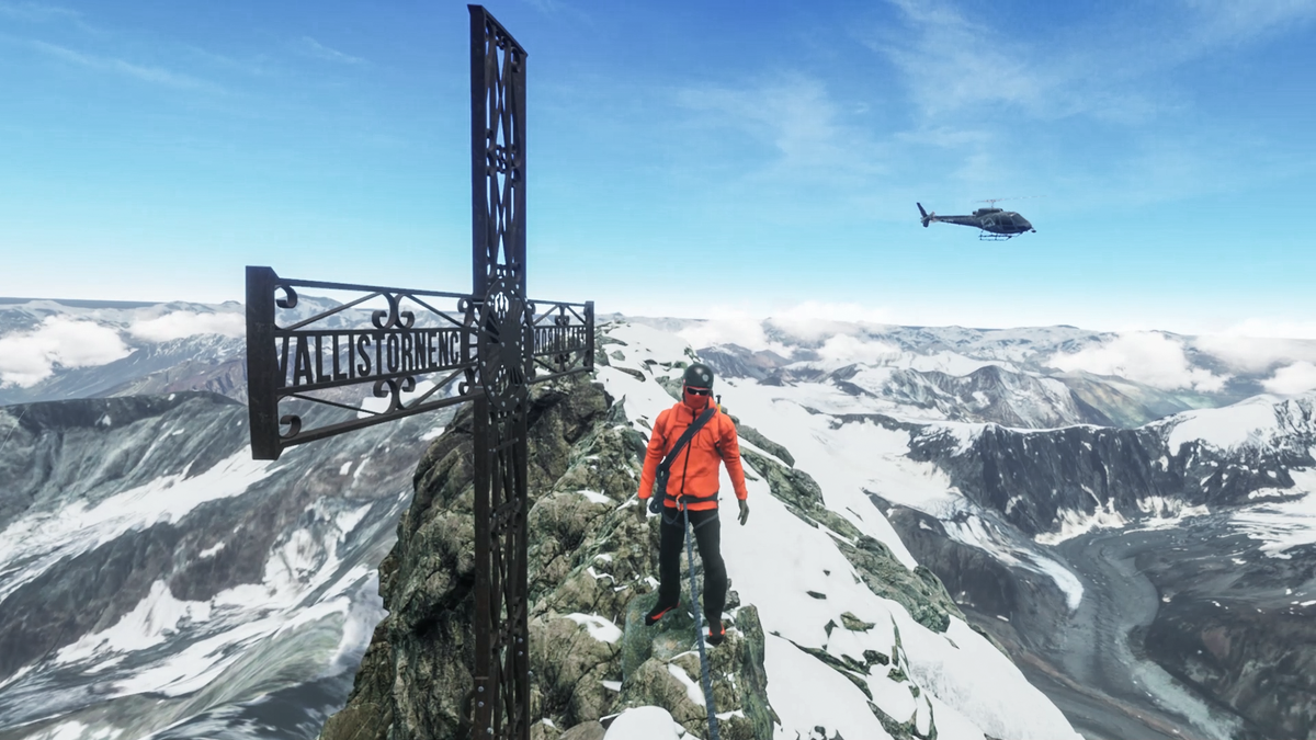 Multimedia – Even in virtual reality, climbing the Matterhorn is not easy