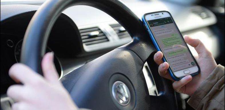 Police arrested 241 drivers with mobile phones