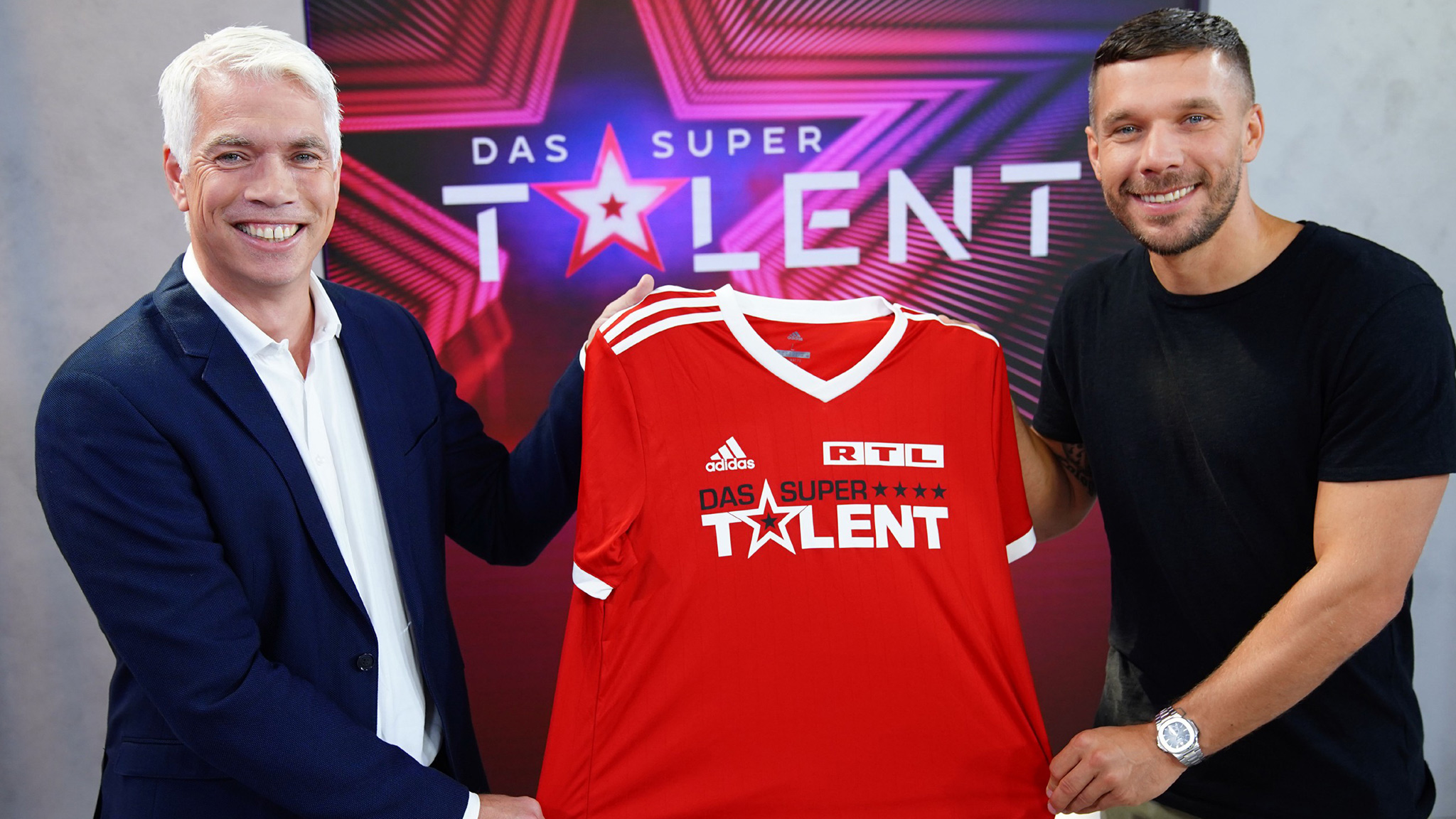 Super talent: soccer player Lukas Podolski is now part of the jury