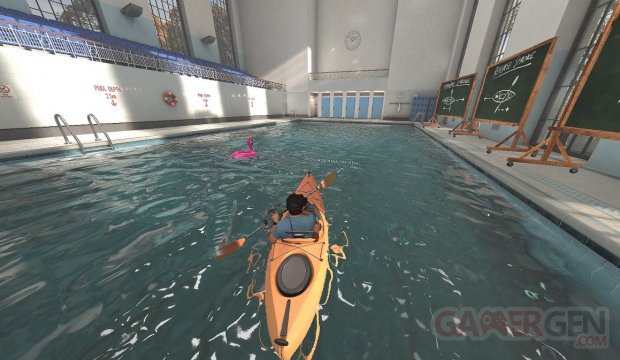 Virtual reality kayak book