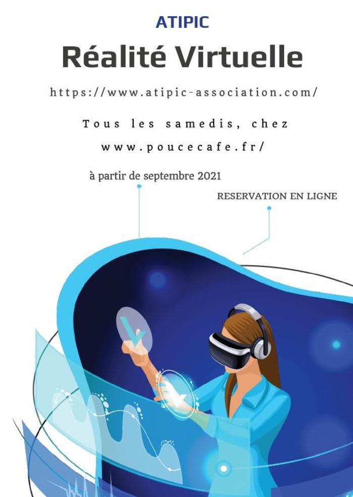 POUCE CAFE Versailles virtual reality immersion Saturday 4 September 2021