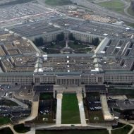 Aerial photo of the Pentagon.