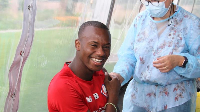 LOSC players have been vaccinated against Covid by teams from Roubaix Hospital Center