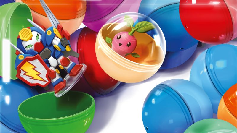 This mini Gasha collecting game is perfect for kids or beginners to play with