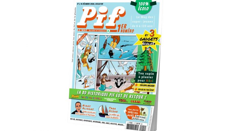 Pif is back with “Pif le Mag” and… three eco-friendly gadgets