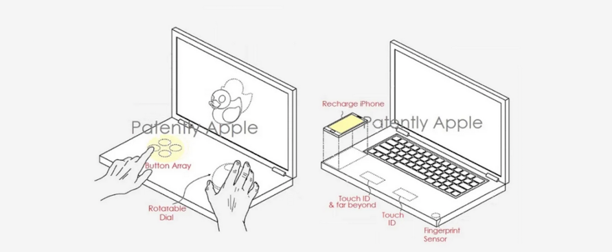 Apple, an amazing patent for a MacBook with a dual screen