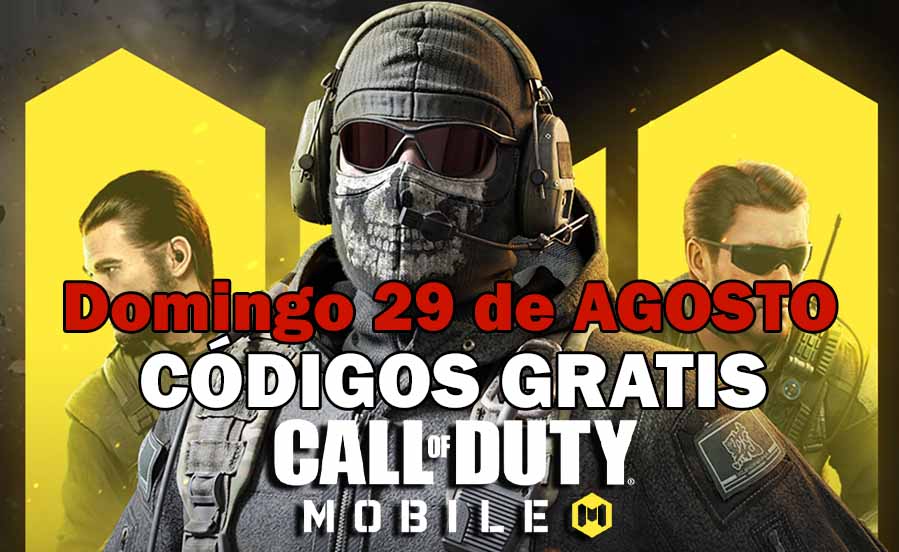 Free Call of Duty Mobile Codes starting August 29, 2021