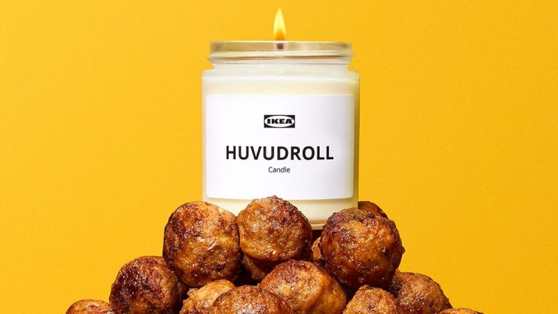 Ikea meatball scented candle