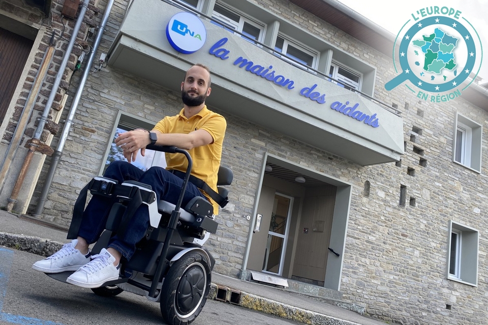 in Orne, "caregiver home" It will be equipped with a Gyrolift chair, designed by a start-up company based in Orleans, which in particular makes it possible to restore the vertical position.