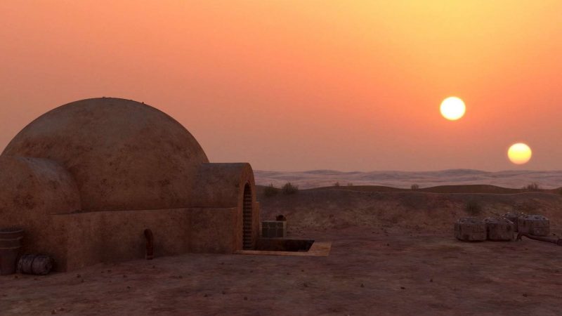 Star Wars Tatooine formation simulated on PC