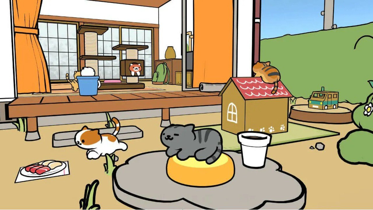 The adorable cat collecting game Neko Atsume VR is finally available on the PS Store in North America