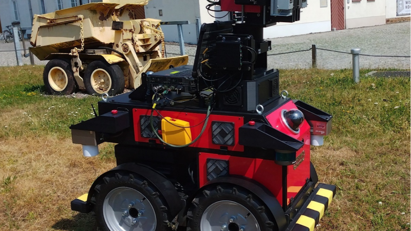 Use of underground robots for geo-monitoring
