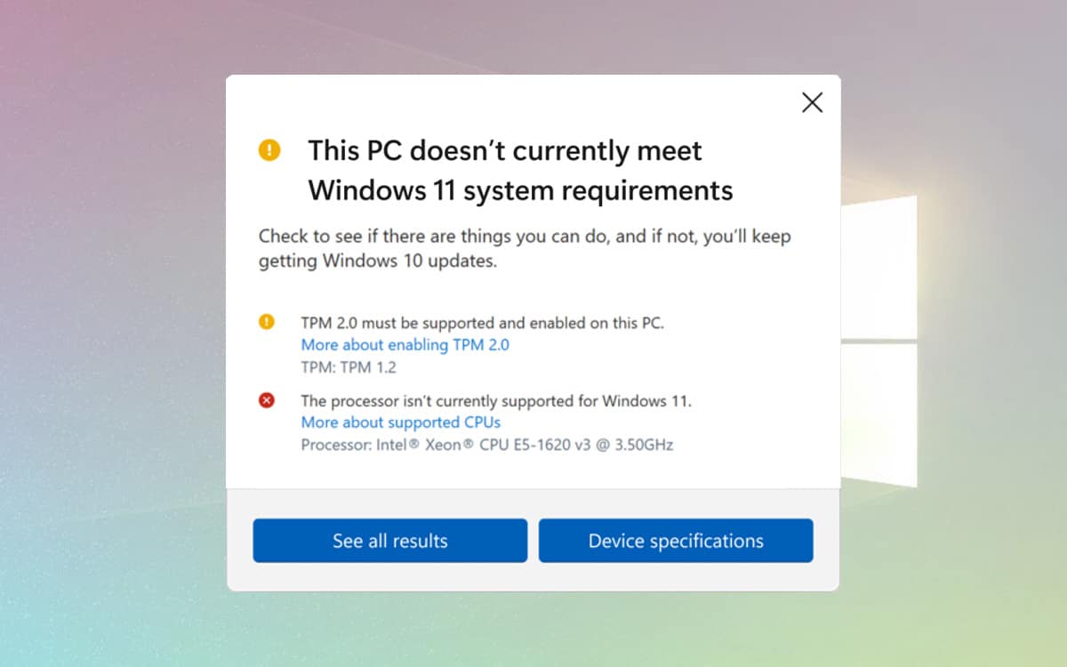 Checker compatible with Windows 11