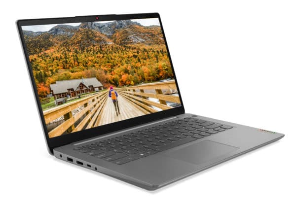 Lenovo IdeaPad 3 14ALC6 (82KT003FFR), Inexpensive All-in-One Laptop 14″ AMD Nomad 8h Fast Thin Light Silver