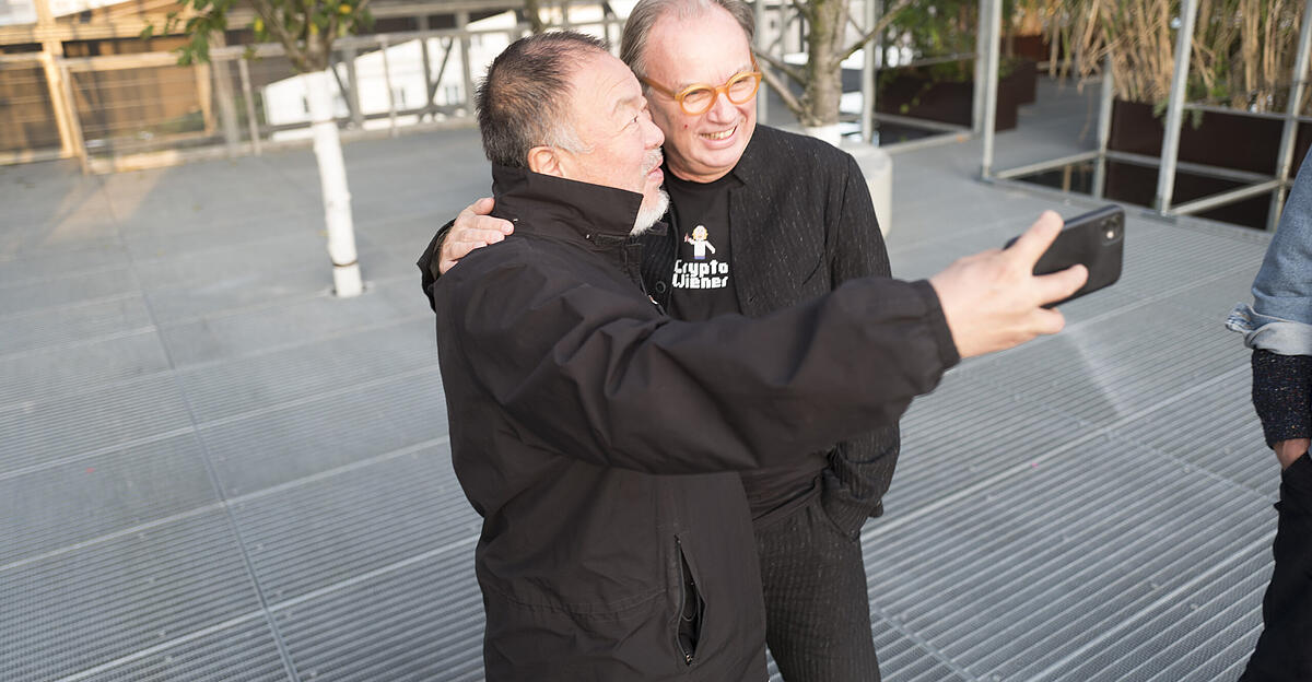 For a selfie with Ai Weiwei