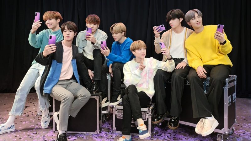 BTS and Samsung could launch a new special edition mobile phone