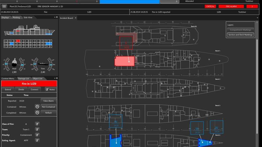 Red Alarm: Overview of typical software damage with simulated water ingress or fire damage.