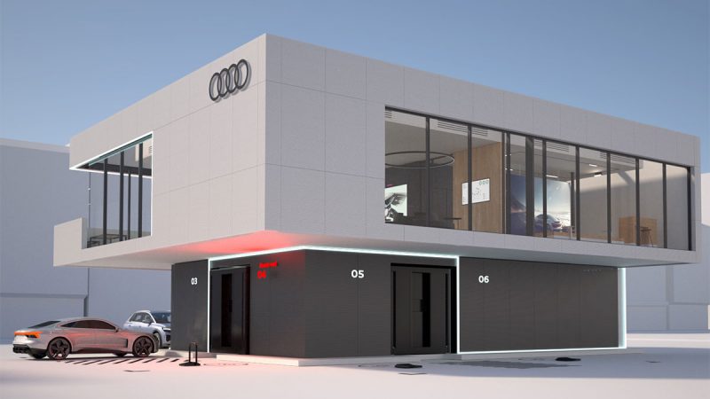 Audi is building an excellent fast charging station in Nuremberg