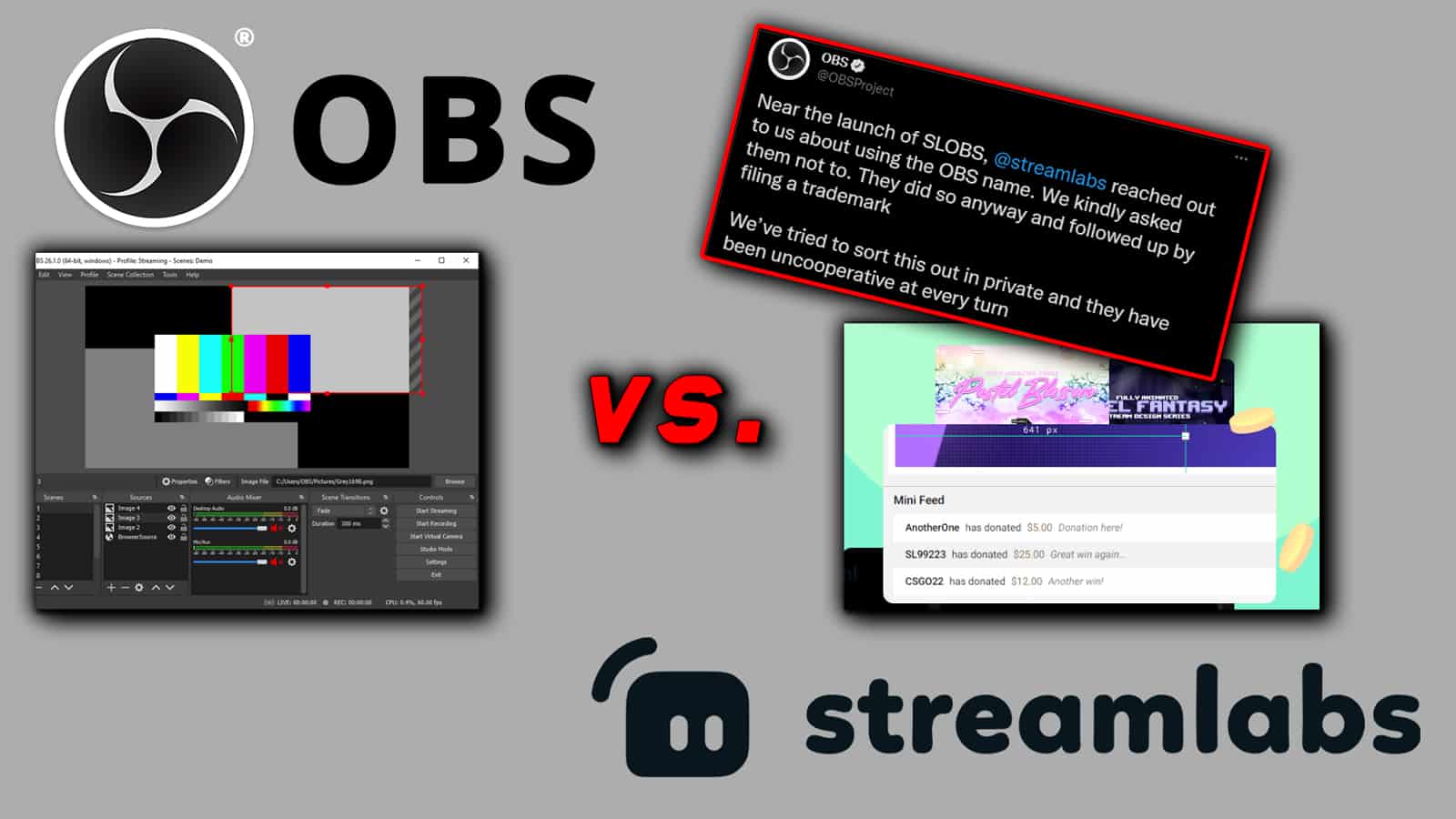 After the allegations: Streamlabs removes OBS from the name