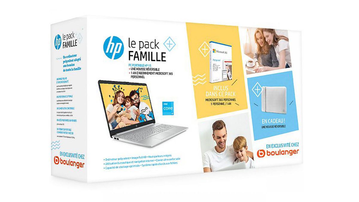 HP Laptop Package Exclusively on sale from €549 at Boulanger