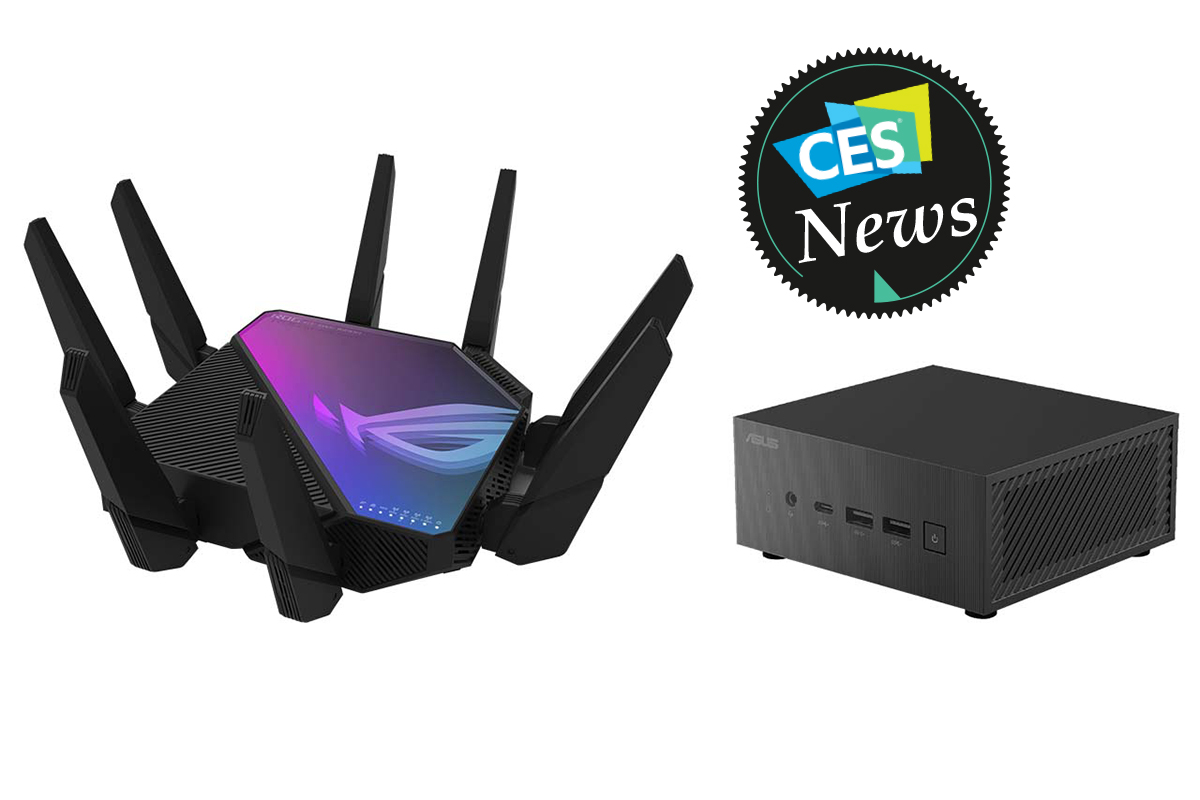 CES 2022: Asus zeigt mini PCs and WiFi 6E-Gaming-Router