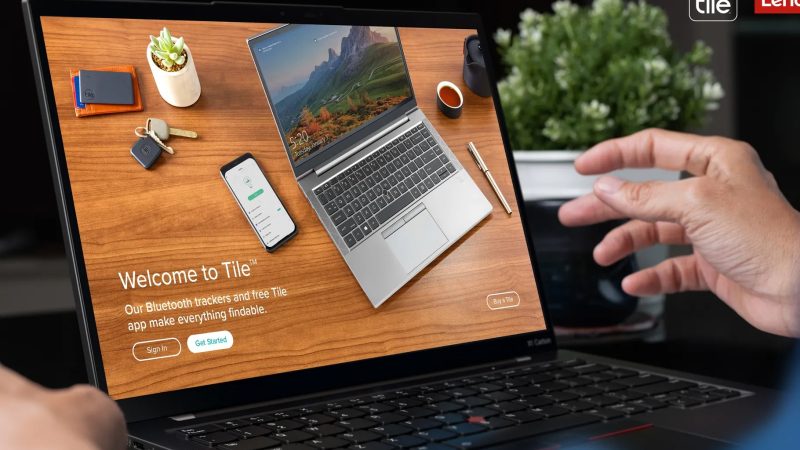 Tile works with Lenovo to help find your lost laptop